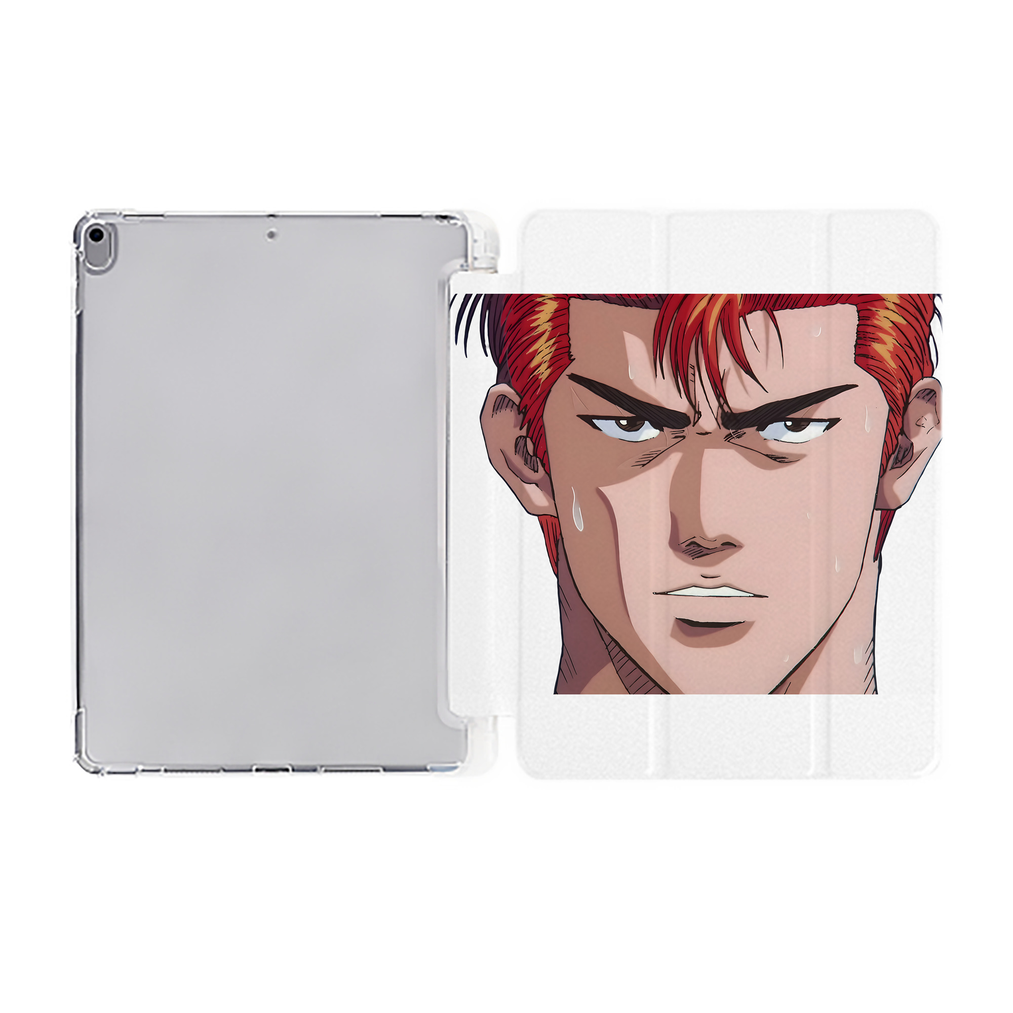 （画像用） SLAM DUNK／スラムダンク IPad ケース ペン収納付き 三つ折りスタンド PUレザー×シリコン 対応機種9.5/10.5/10.9インチ